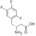 Ácido benzenebutanóico, b-amino-2,4,5-trifluoro -, (57187521, bR) - CAS 936630-57-8